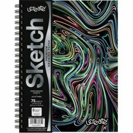 UCREATE Book, Sktch, Neonsqggls, Hwt, 75Pg PACP38035